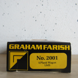 Graham farish 2001 N BR 5 plank wagon LMS in ovp