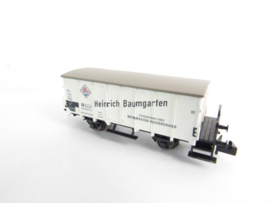 Fleischmann 834603K N DRG Brit-US zone  2-assig, wit, 'Heinrich Baumgarten' 'Visconservenfabriek' in ovp