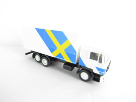 Herpa H0 Man vrachtwagen met Zweedse vlag zonder ovp