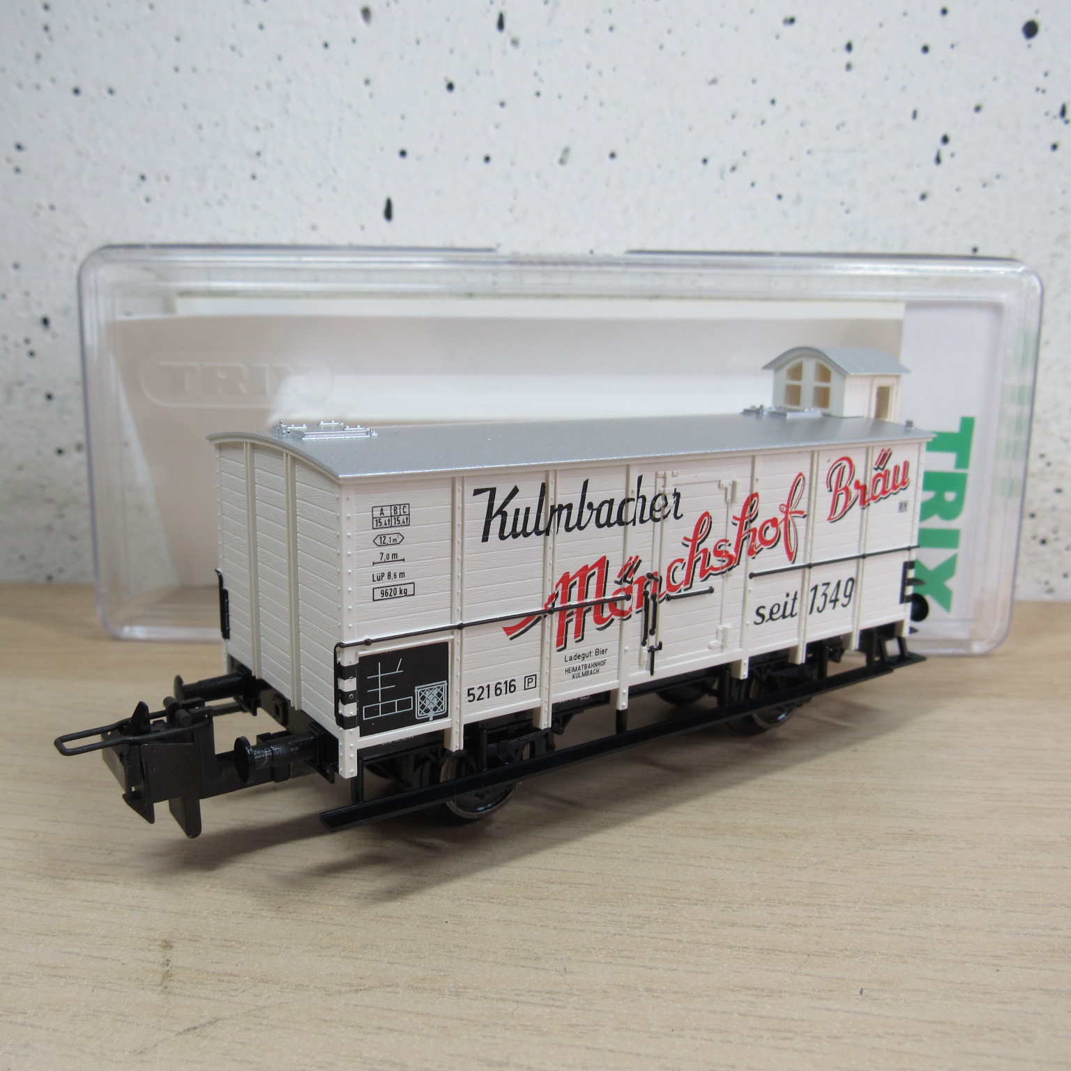 Trix express 33836 Bierwagen Kulmbach in ovp