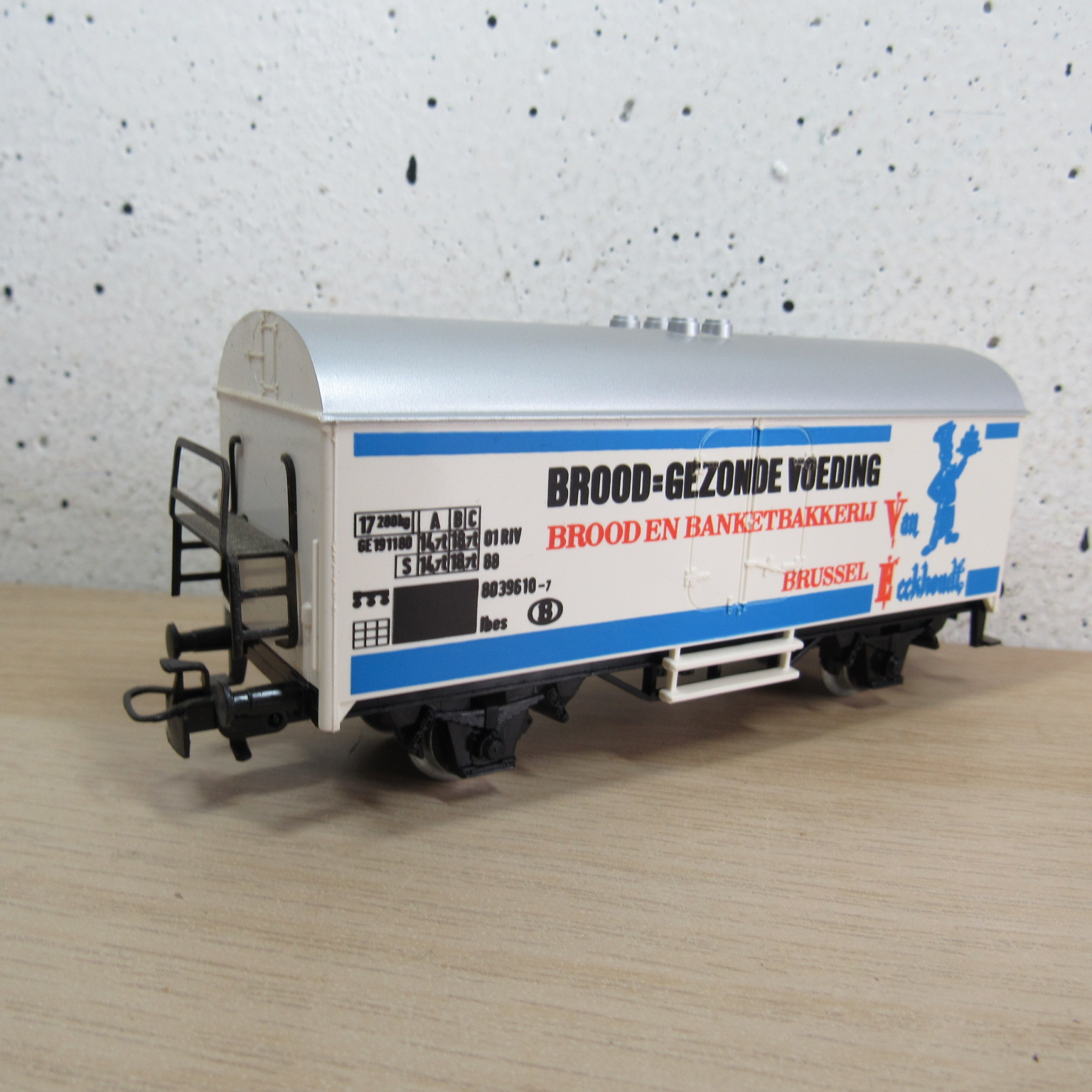 Marklin 4415 NMBS Gesloten goederenwagen (koel) (van Eeckhoudt) in ovp