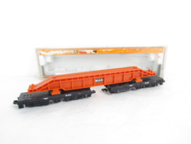 Arnold N 4931 DB Zware lastwagen met brugdelen in ovp