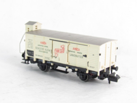 Fleischmann 8867 N KPEV 2 assen, lichtbeige, 'AMICA Margarine Works - BENEDIKT KLEIN, COLOGNE-EHRENFELD - LANDBUTTER' in ovp