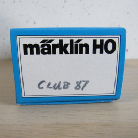 Marklin gesloten wagen ( Club 87) in ovp
