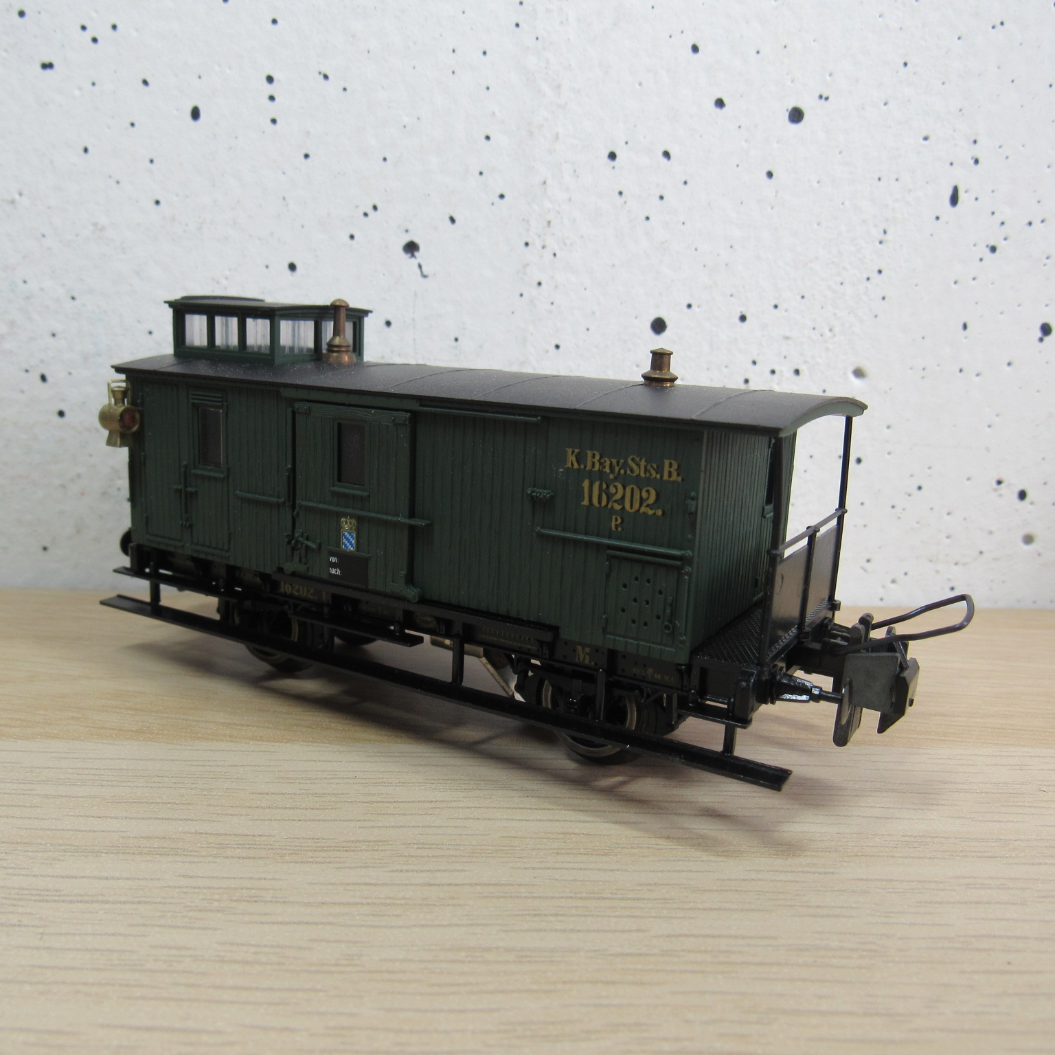 Trix express 53 3400 00 K.Bay.Sts.B bagagewagen in ovp