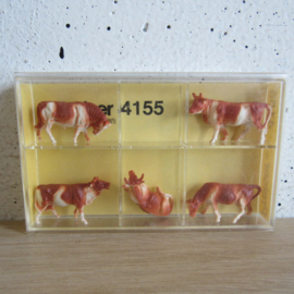 Preiser 4155 Paarden in ovp