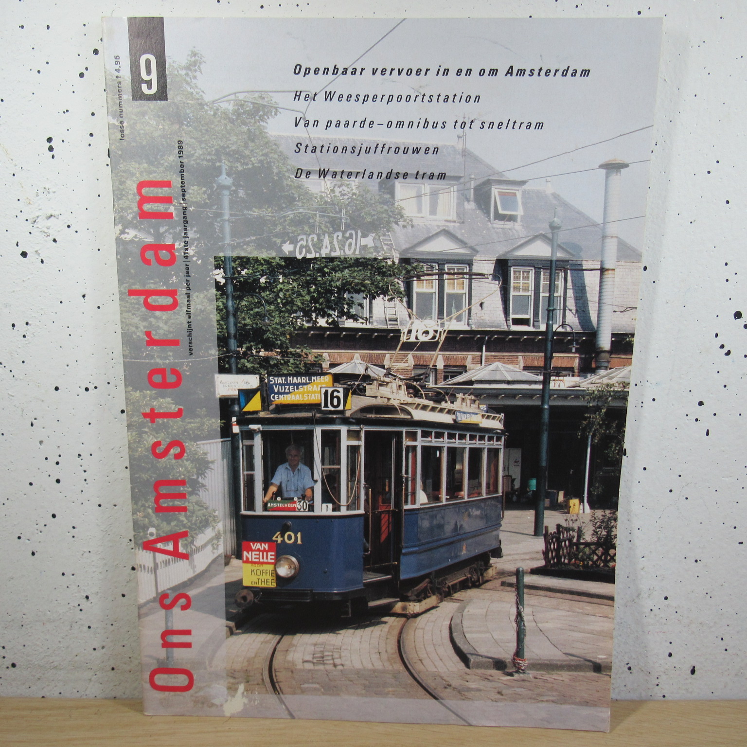 Ons Amsterdam openbaar vervoer in en om Amsterdam boek