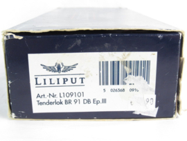 Liliput L109101 H0 DB BR91 stoomlocomotief (analoog) in ovp