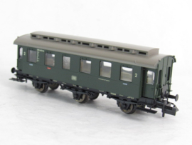 Fleischmann 8074K N DB Passagierswagon 2e klasse met bagageruimte, type/uitvoering B3itr Pr 07a, 3-assig, groen in ovp