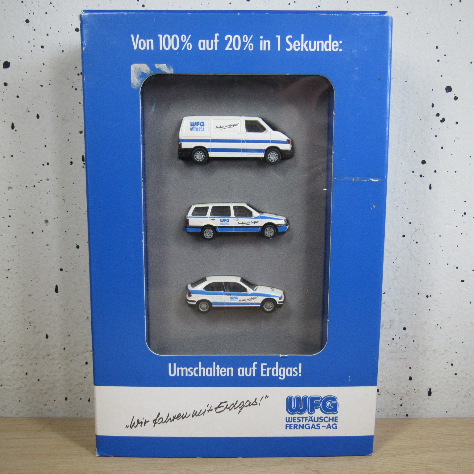 Wiking Volkswagen en BMW WFG auto set in ovp