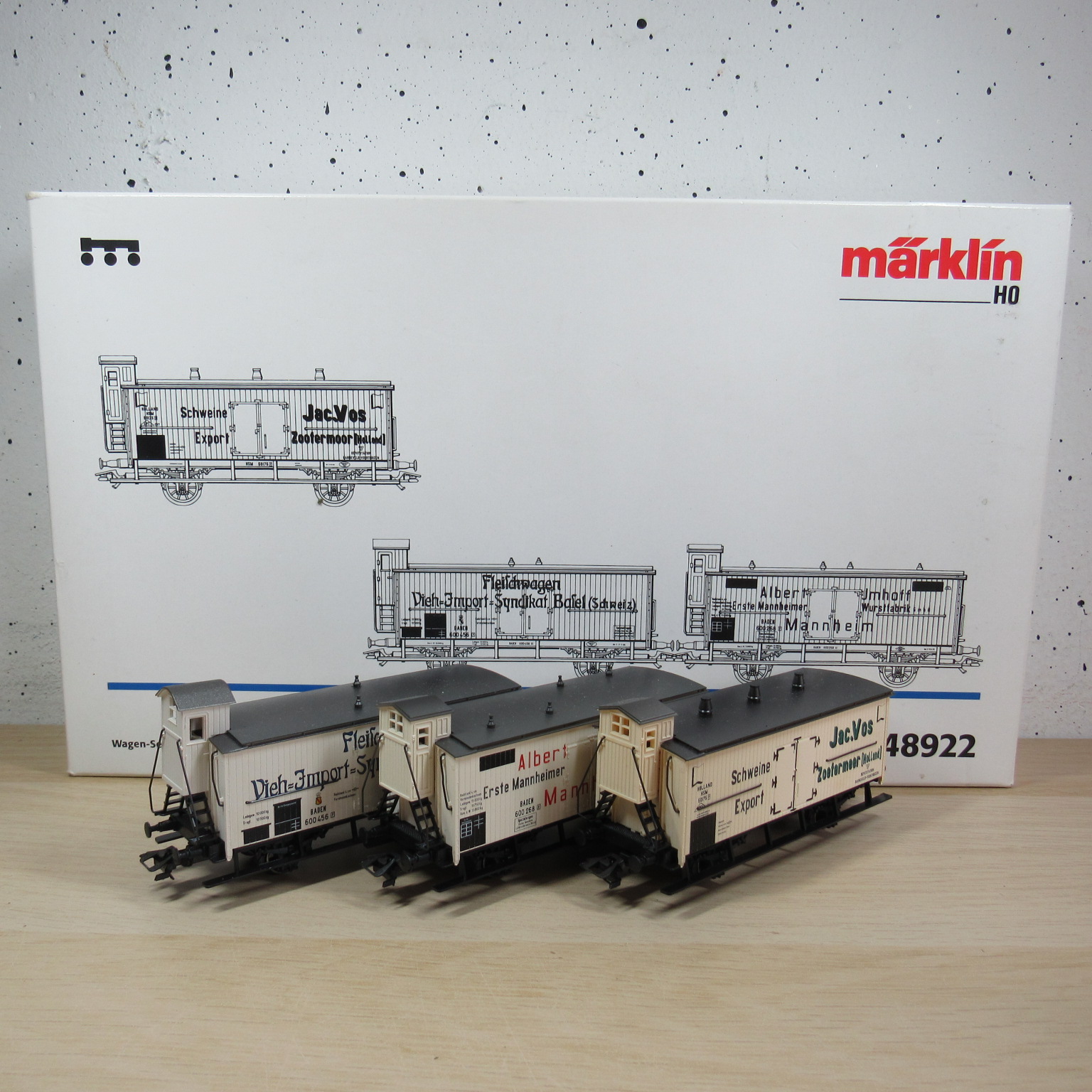 Marklin 48922 Goederenset vleestransport in ovp