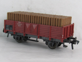 Fleischmann 5203 DB lage bakwagen met lading in ovp