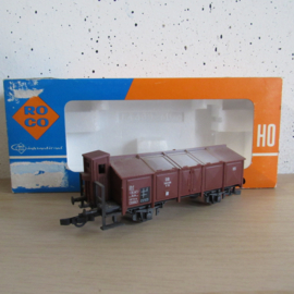 Roco 4389A DB Klapdekselwagen (Kalk) met remmershuis in ovp