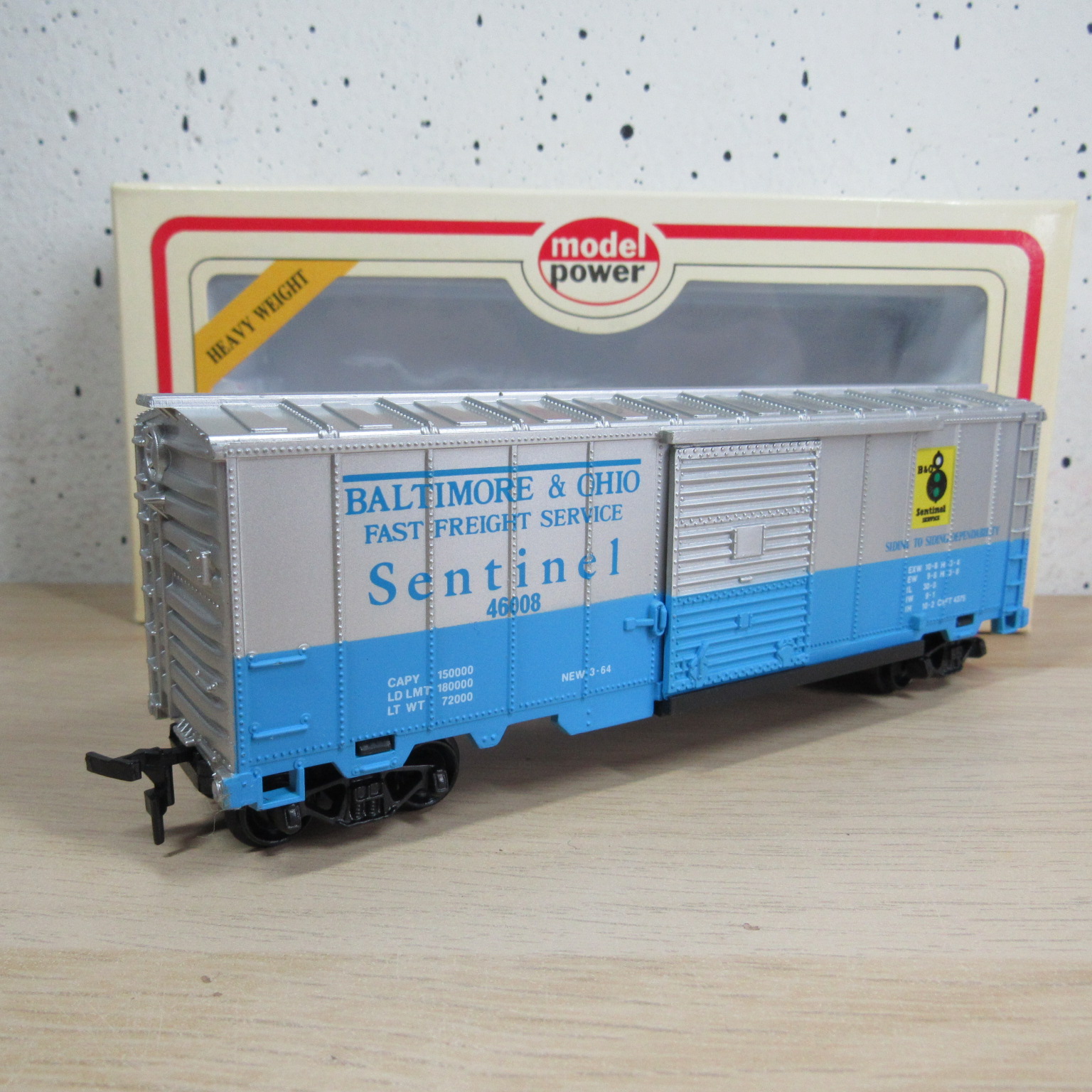 Modelpower 7970 USA B&O Boxcar in ovp