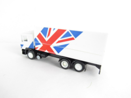 Herpa H0 Man vrachtwagen met Britse vlag zonder ovp