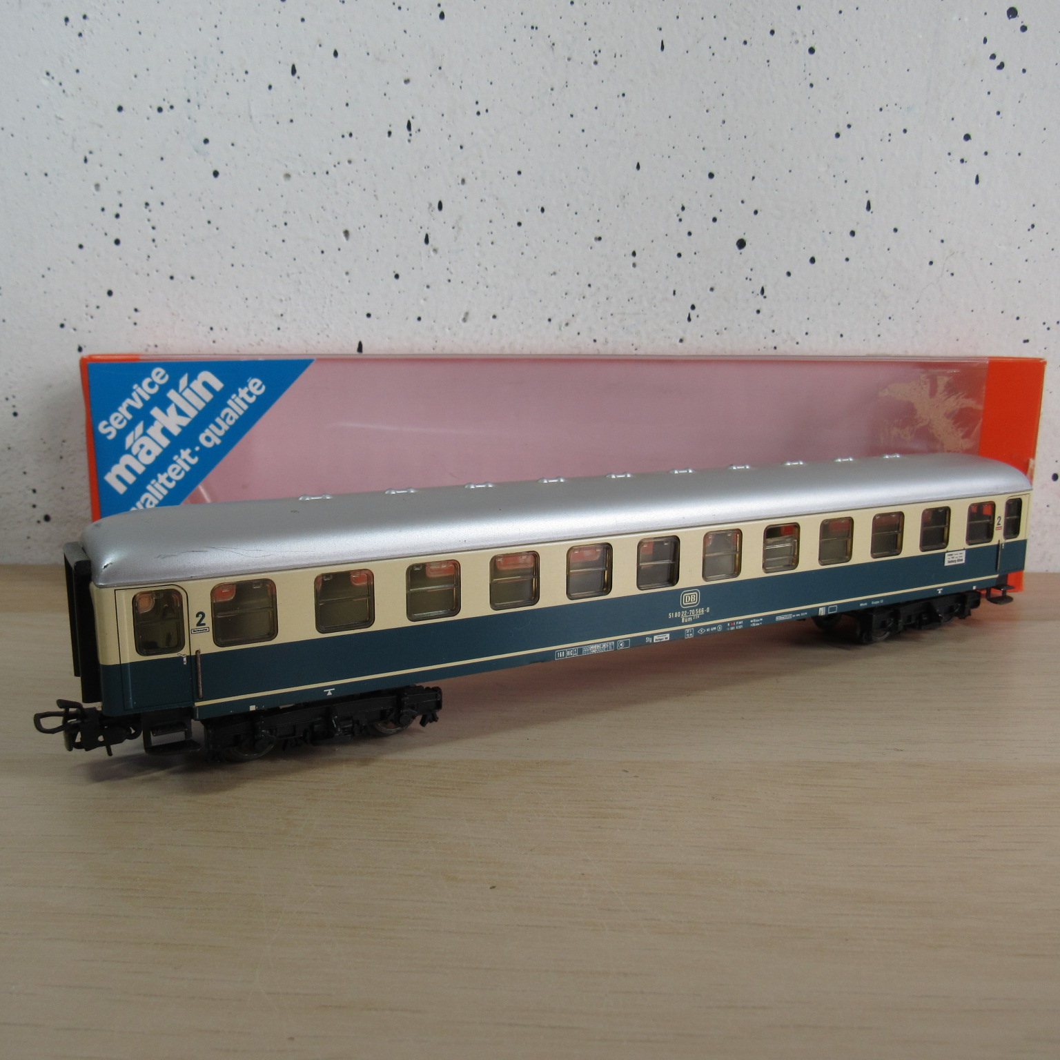 Marklin primex 4198 DB rijtuig in ovp