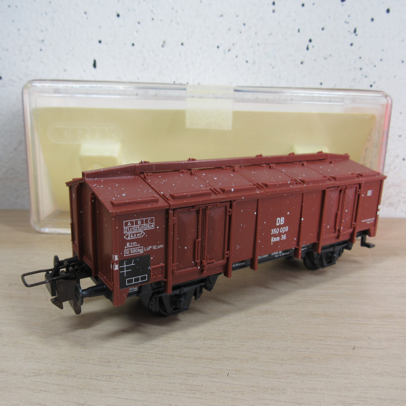 Trix express 53 3433 00 DB Klapdekselwagen in ovp