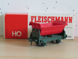 Fleischmann 5500 Kipwagen in ovp (groen/rood)