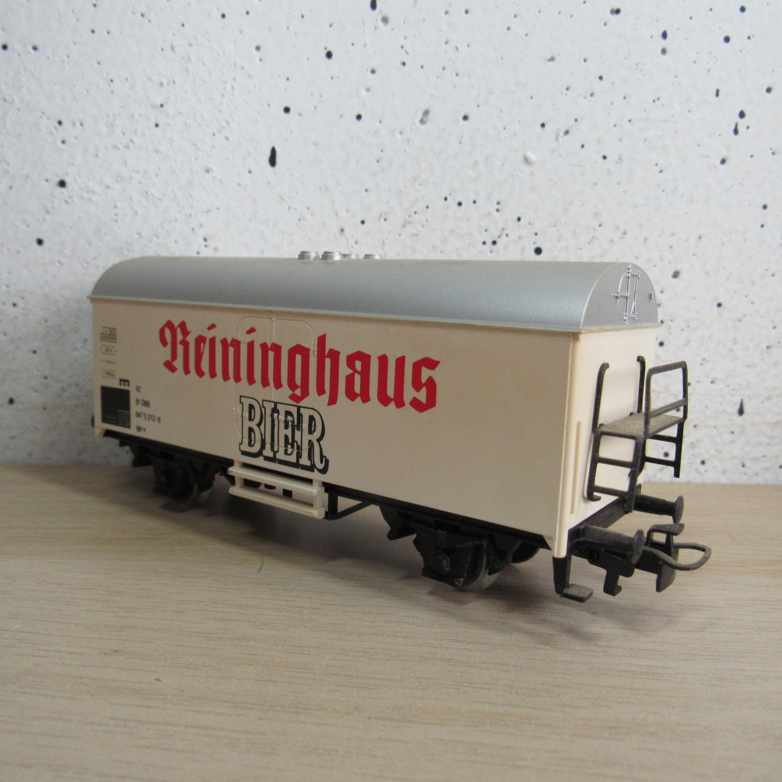 Marklin 4415 DB Gesloten goederenwagen (koel) (Reininghaus Bier) in ovp