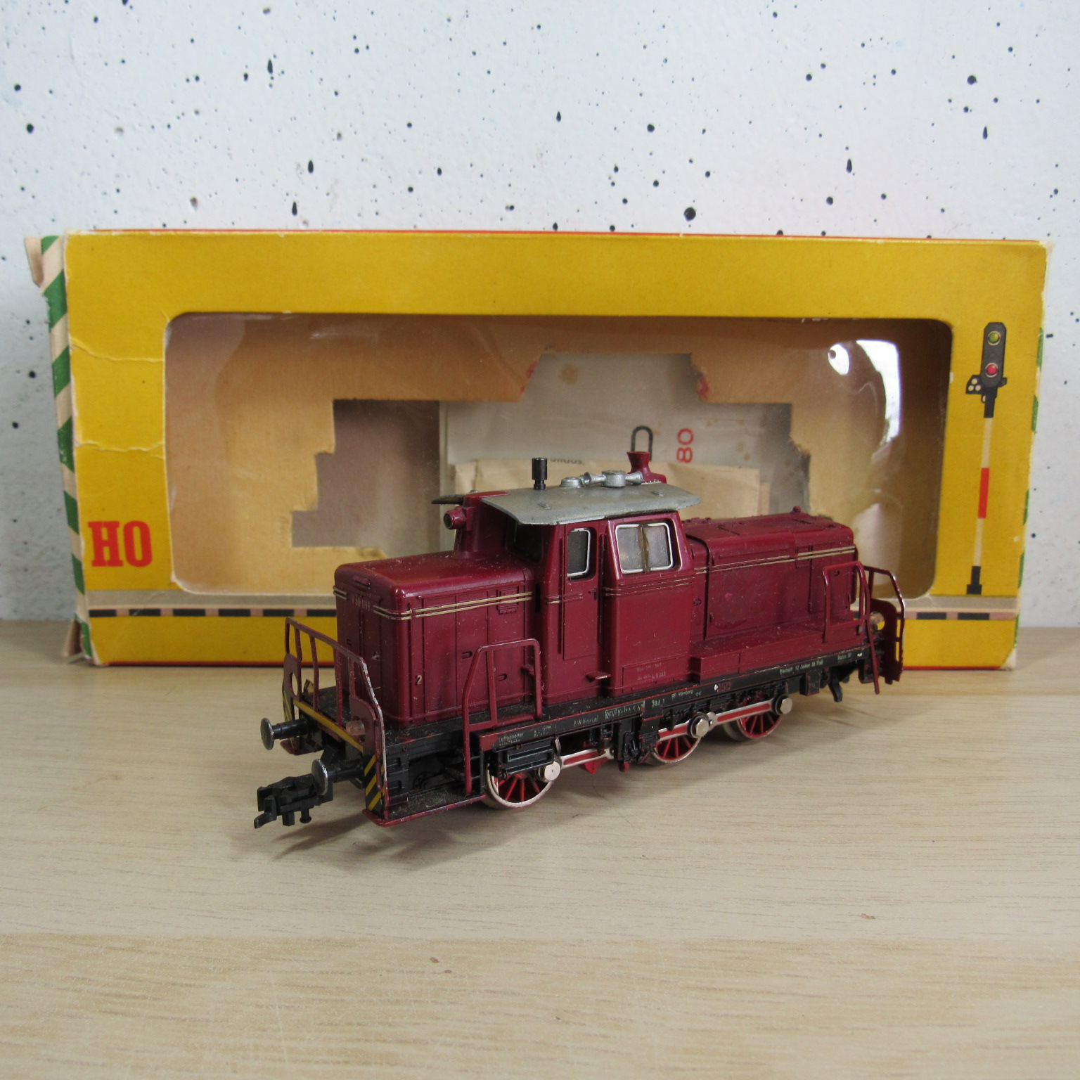 Fleischmann 1380 DB V60 diesellocomotief (analoog) in ovp