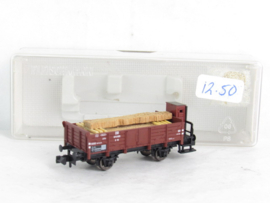 Fleischmann 8909K N DB Open goederenwagon met remblokken, type/uitvoering O 10, 2-assig, bruin in ovp