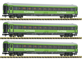 Fleischmann 6260086 N - 3-delige set (2): Passagierswagons, Flixtrain