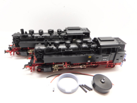 Micromotor HF011 Fleischmann BR 78, BR 86, BR 94, T 16.1, T 18, PKP Oko 1, PKP Tkt3, SNCB reeks 98, SNCF 050, SNCF 232, SZD TP  (Wordt geleverd met nieuwe vlaklopermotor)