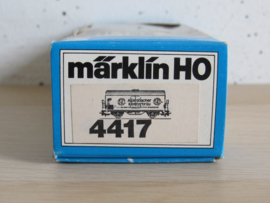 Marklin 4417 DB Gesloten wagen (koel) Alpirsbacher Klosterbräu in ovp