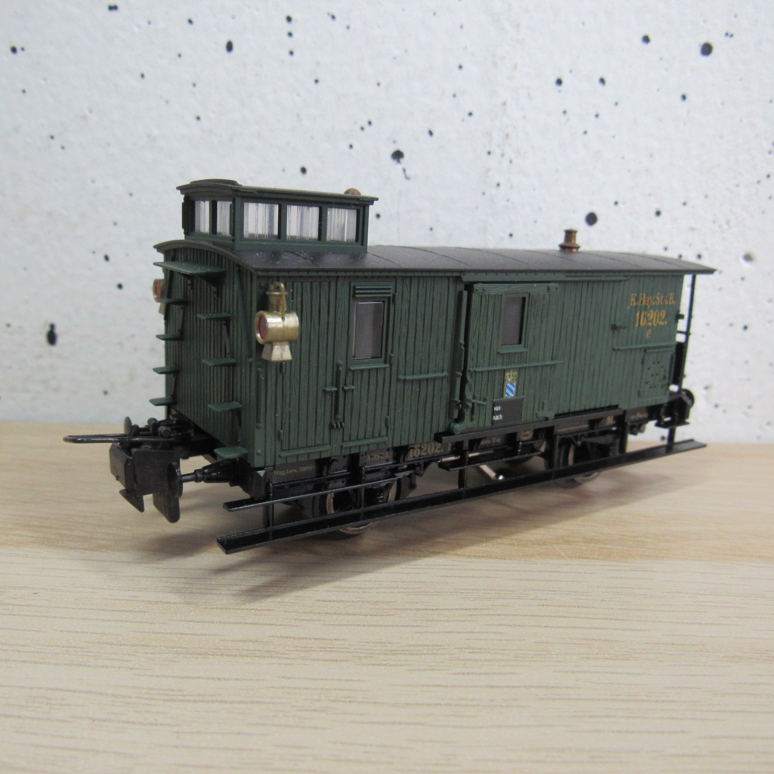 Trix express 53 3400 00 K.Bay.Sts.B bagagewagen in ovp