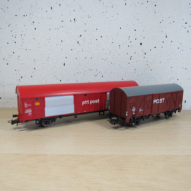 Roco 6600074 H0 2-delige set: Postwagons, NS