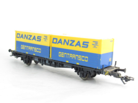 Fleischmann 5233 H0 DB Containerdraagwagen in ovp