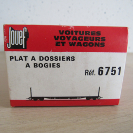 Jouef 6751 SNCF Platte wagen in ovp