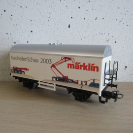 Marklin 94184 DB Gesloten goederenwagen (Koel) (NeuheitenSchau 2003) in ovp