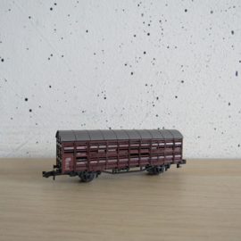 Roco 2322 N DB Gesloten wagen, type/type Vlmmhs 63, 2-assig, bruin in ovp