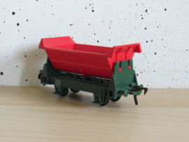 Fleischmann 5500 Kipwagen in ovp (groen/rood)