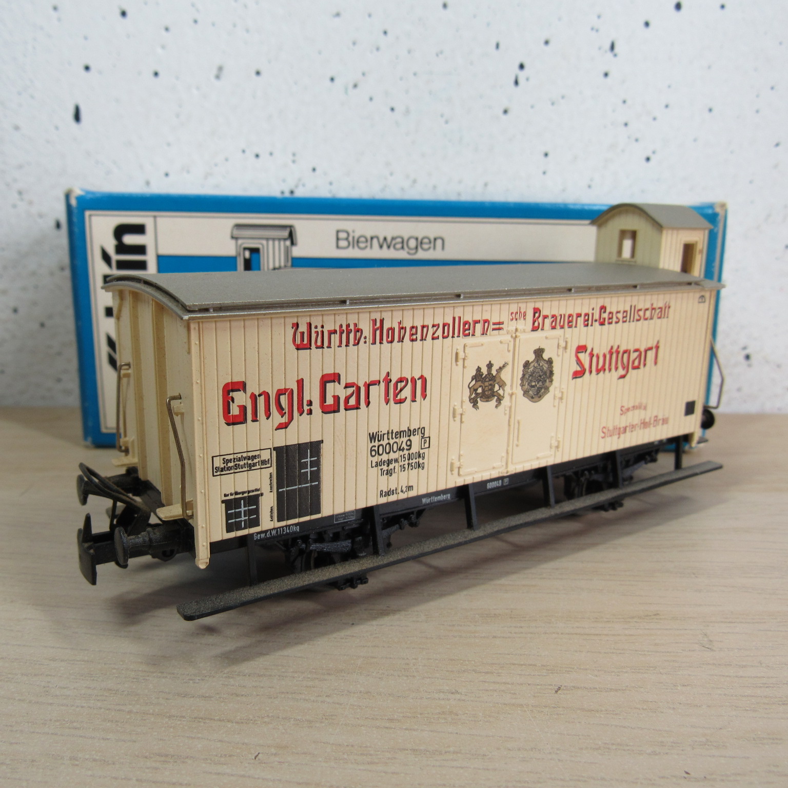 Marklin 4677 Garten Stuttgart gesloten wagen in ovp