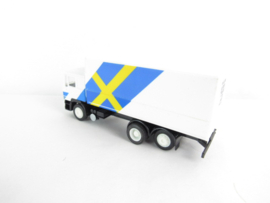 Herpa H0 Man vrachtwagen met Zweedse vlag zonder ovp