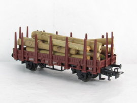 Marklin 4459 (AC) DB Röngenwagen met lading (hout) in ovp