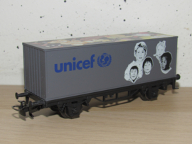 Marklin 44262 DB Containerwagen verjaardag Unicef 1996 in ovp