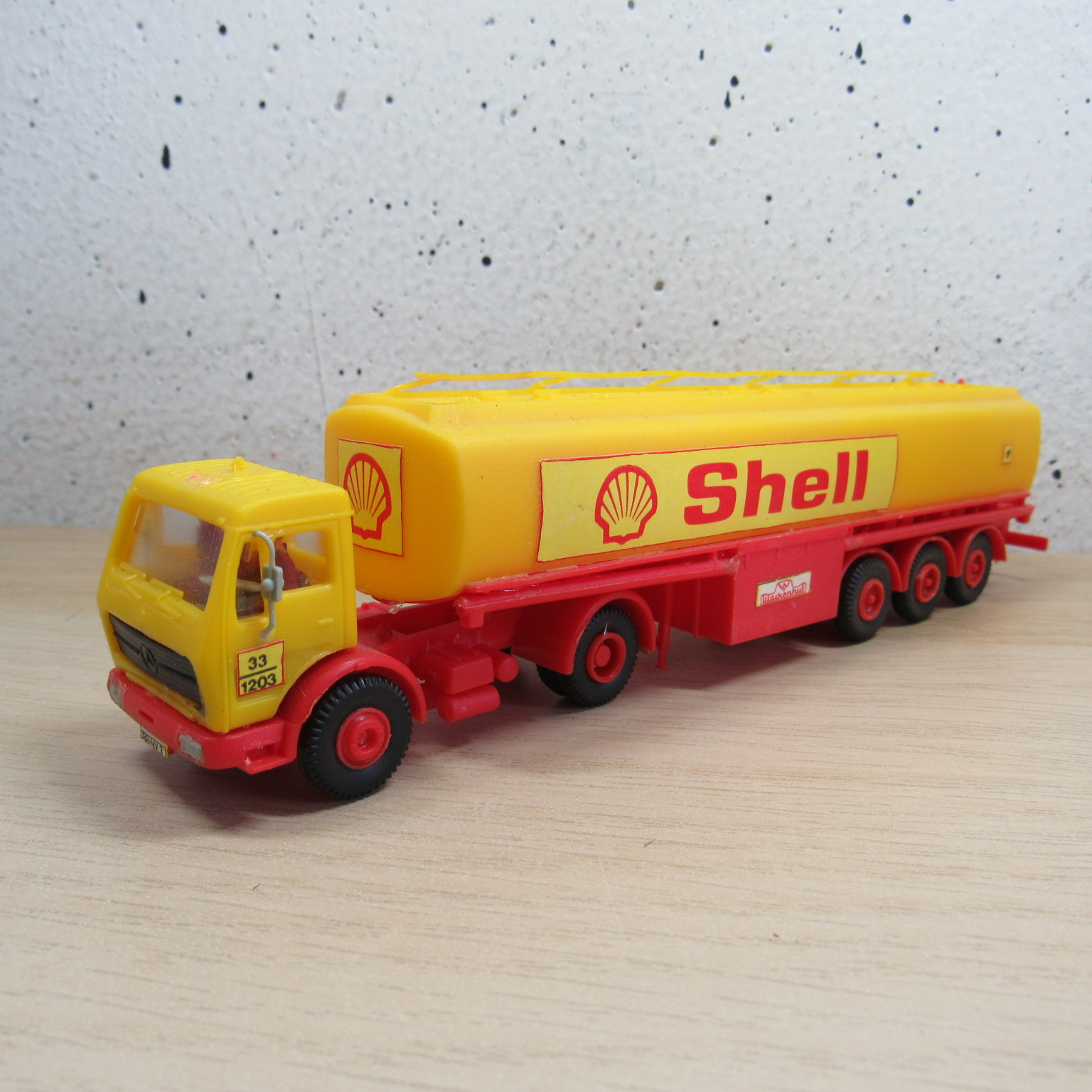 Kibri Mercedes Shell vrachtwagen zonder ovp