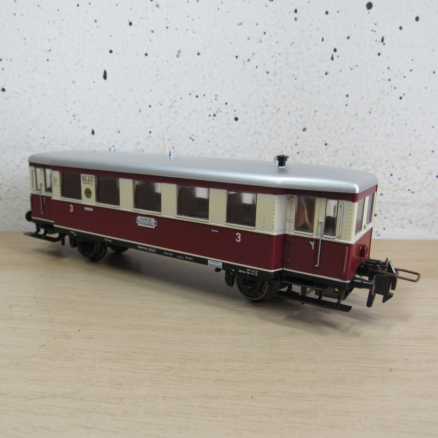 Trix express 53 2275 00 DRG railbus bijwagen in ovp