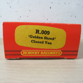 Hornby R009 Golden Shred Closed Van in ovp