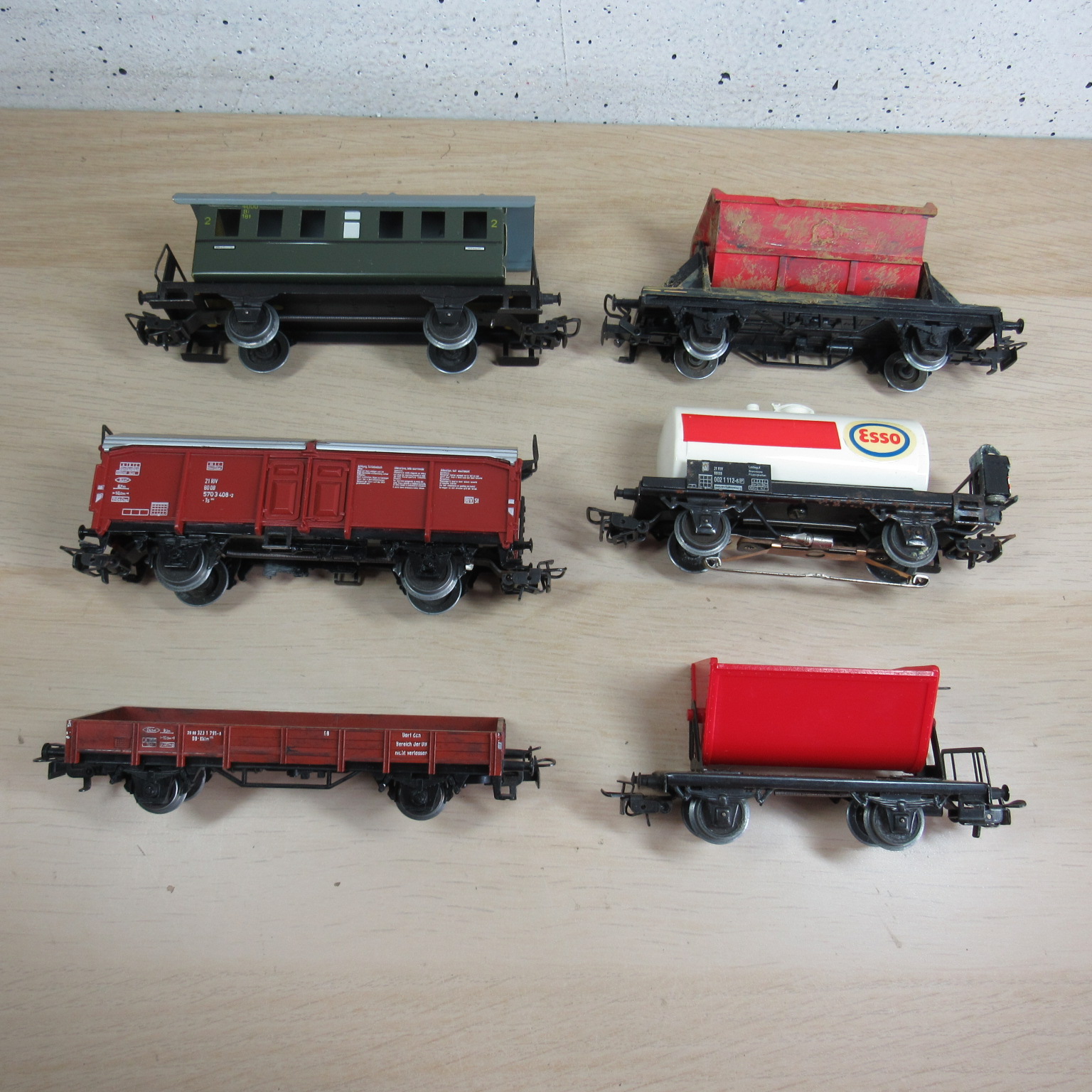 Marklin diverse wagens 6x zonder ovp