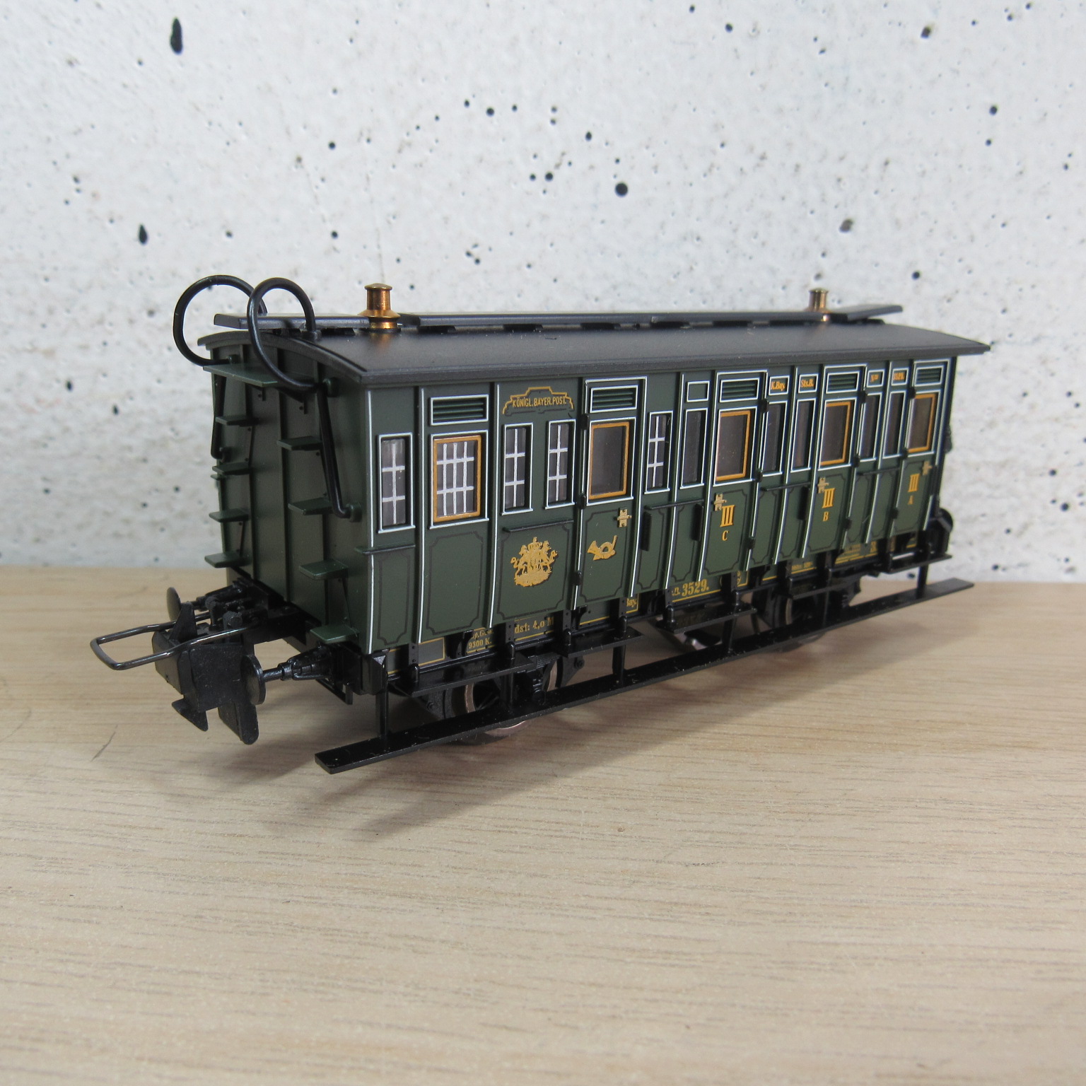 Trix express 53 3317 00 K.Bay.Sts.B Post wagen in ovp