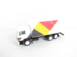 Herpa H0 Man vrachtwagen met Belgische vlag zonder ovp