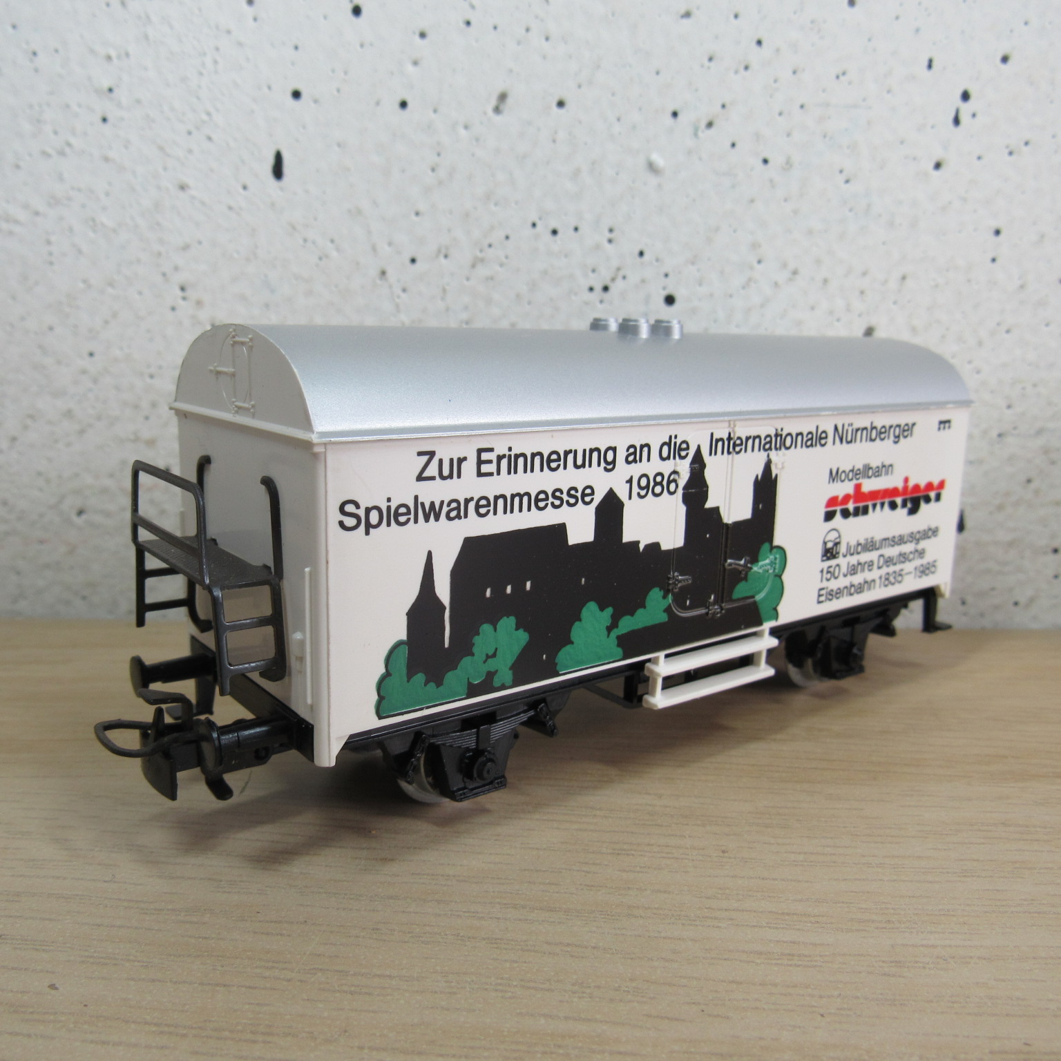 Marklin 4415 DB Gesloten goederenwagen (koel) (Nürnberger Spielwarenmesse 1986) in ovp