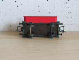 Fleischmann 5500 Kipwagen in ovp (groen/rood)