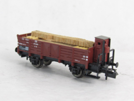 Fleischmann 8909K N DB Open goederenwagon met remblokken, type/uitvoering O 10, 2-assig, bruin in ovp