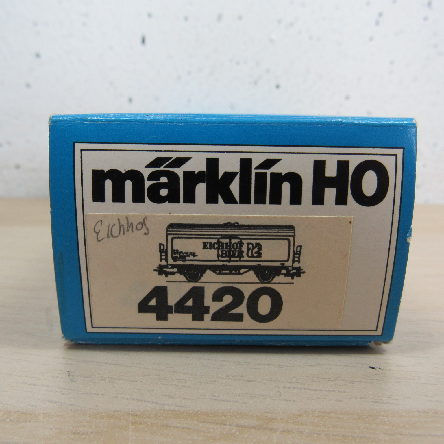Marklin 4420 DB Gesloten goederenwagen (koel) (Eichhof Bier) in ovp