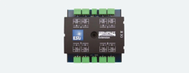 ESU 51801 SwitchPilot-uitbreiding, uitgang met 4 dubbele relais (DPDT), elk 2A, uitbreiding voor Switch Pilot-familie